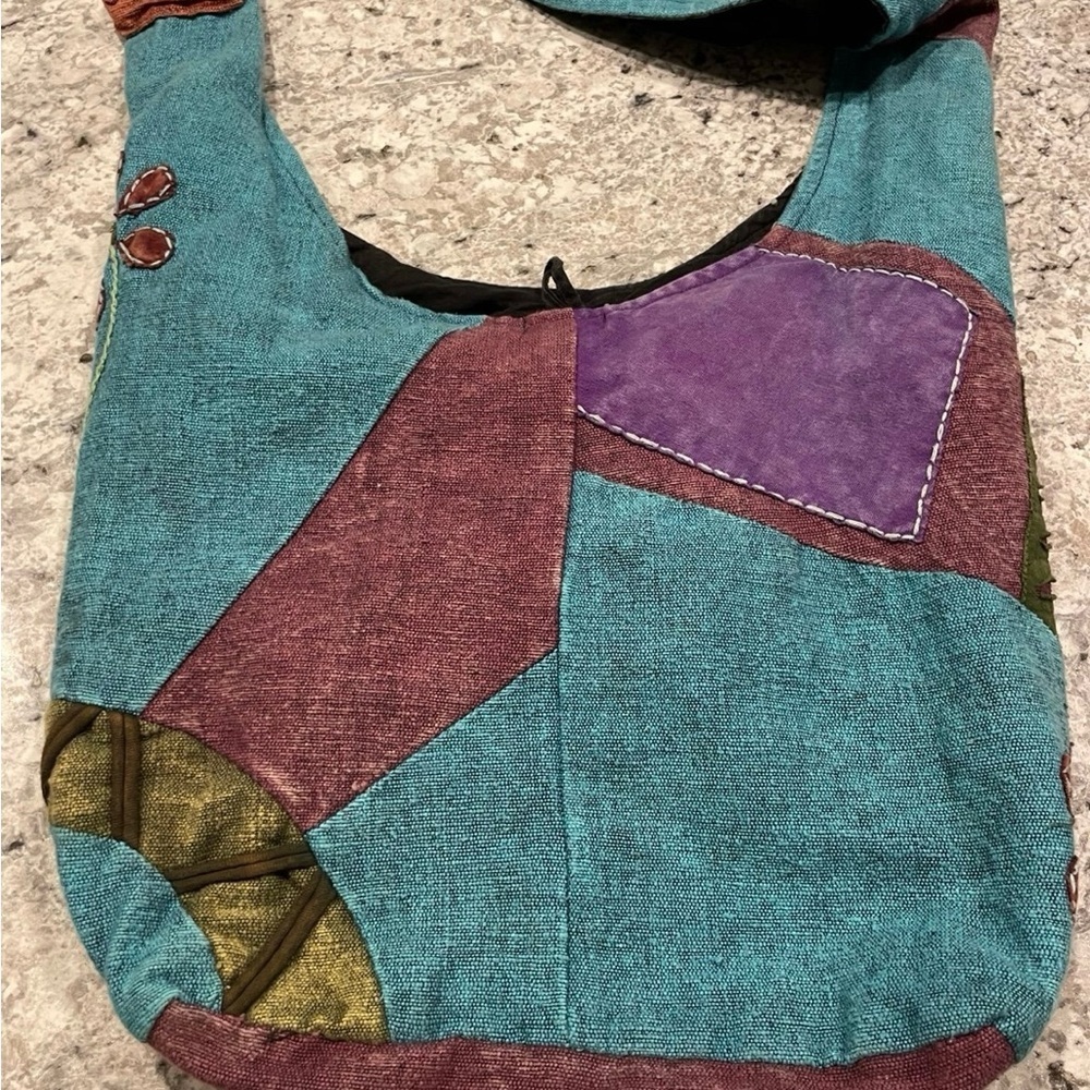 Patchwork Shoulder Bag Rising International Colorful - Picture 5 of 5